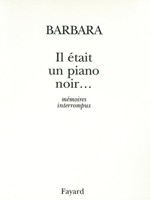 cover image of Il était un piano noir...